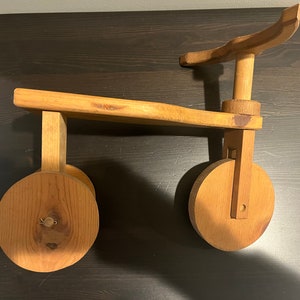 Vintage Doll All Wooden Scooter or Bike