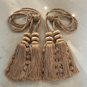 Pair of Vintage Curtain Tie Backs