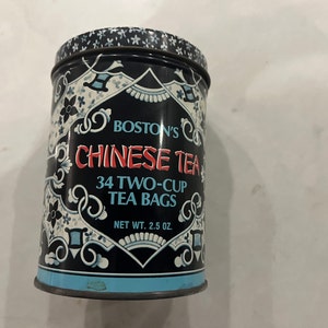Vintage Boston&#39;s Chinese Tea Tin