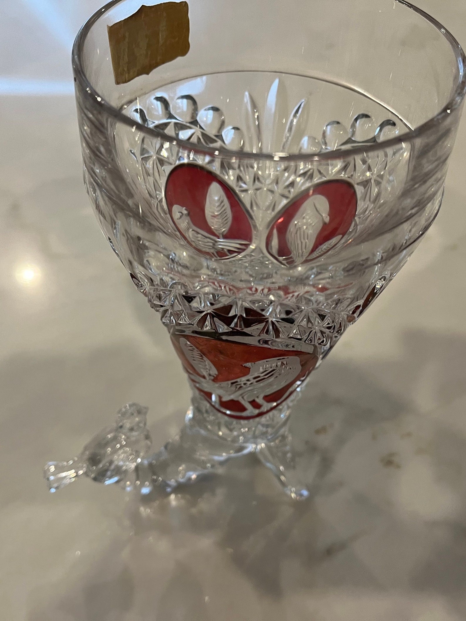 Vintage West Germany Lead Crystal Vase Etsy
