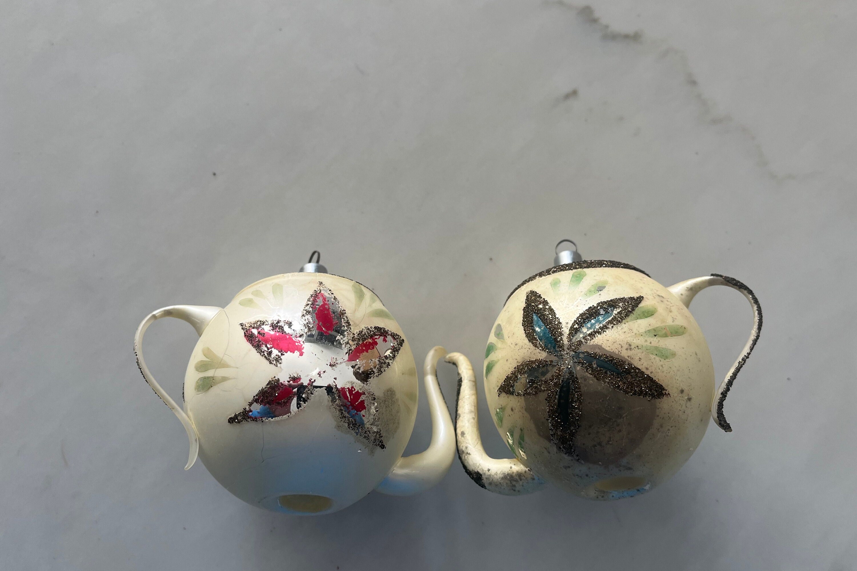 Vintage West Germany Christmas Ornaments 