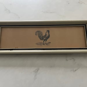 Antique Chicken Serving Tray