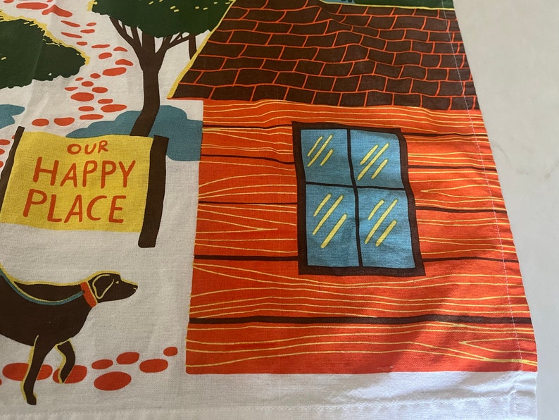 Primitives by Kathy Our Happy Place Tea Towel - Thumbnail 3