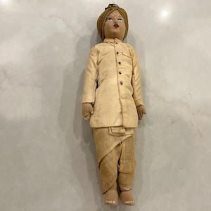 Vintage Stockinette Man Doll