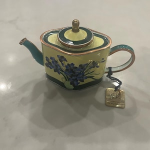 Charlotte DeVita Enameled Teapot from England