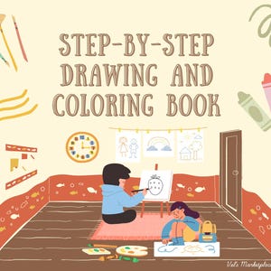 Step by step Drawing Book | Beginners Drawing book | Easy Illustration | Kids Drawing book | Printable Drawing