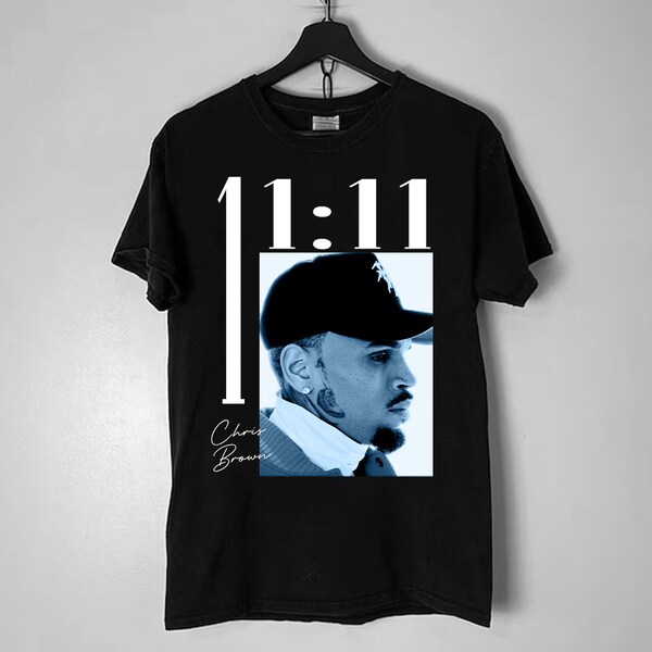 Vintage Chris Brown 11:11 Abum PNG, Chris Brown Fan Gift, Chris Brown 1111 2024 Tour Shirt, Chris Brown Merch, Chris Brown Hip Hop Shirt