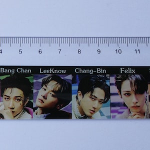 STRAY KIDS Acryl-Messlineal 15 cm KPOP Schreibwaren, Zeichnen, Kunst, Schule, Uni, Arbeit,