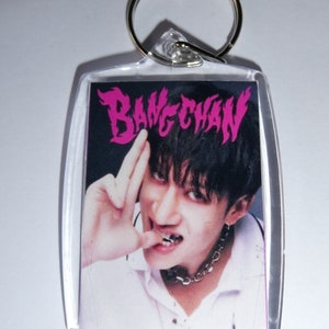 KPOP 8 boyband STRAY KIDS Rock Star Keyrings