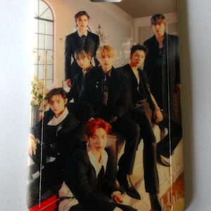 ENHYPEN Dark Blood - Llavero con foto y tarjeta de identificación KPOP