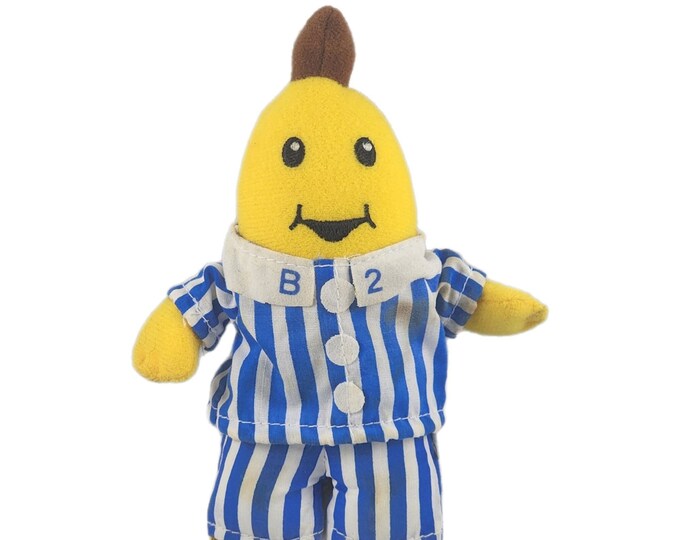 Vintage Bananas in Pajamas Plush Toy 1995 Rare Banana 2 B2 Stuffed