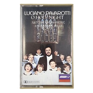 Luciano Pavarotti O Holy Night Cassette Tape National Philharmonic Christmas 76
