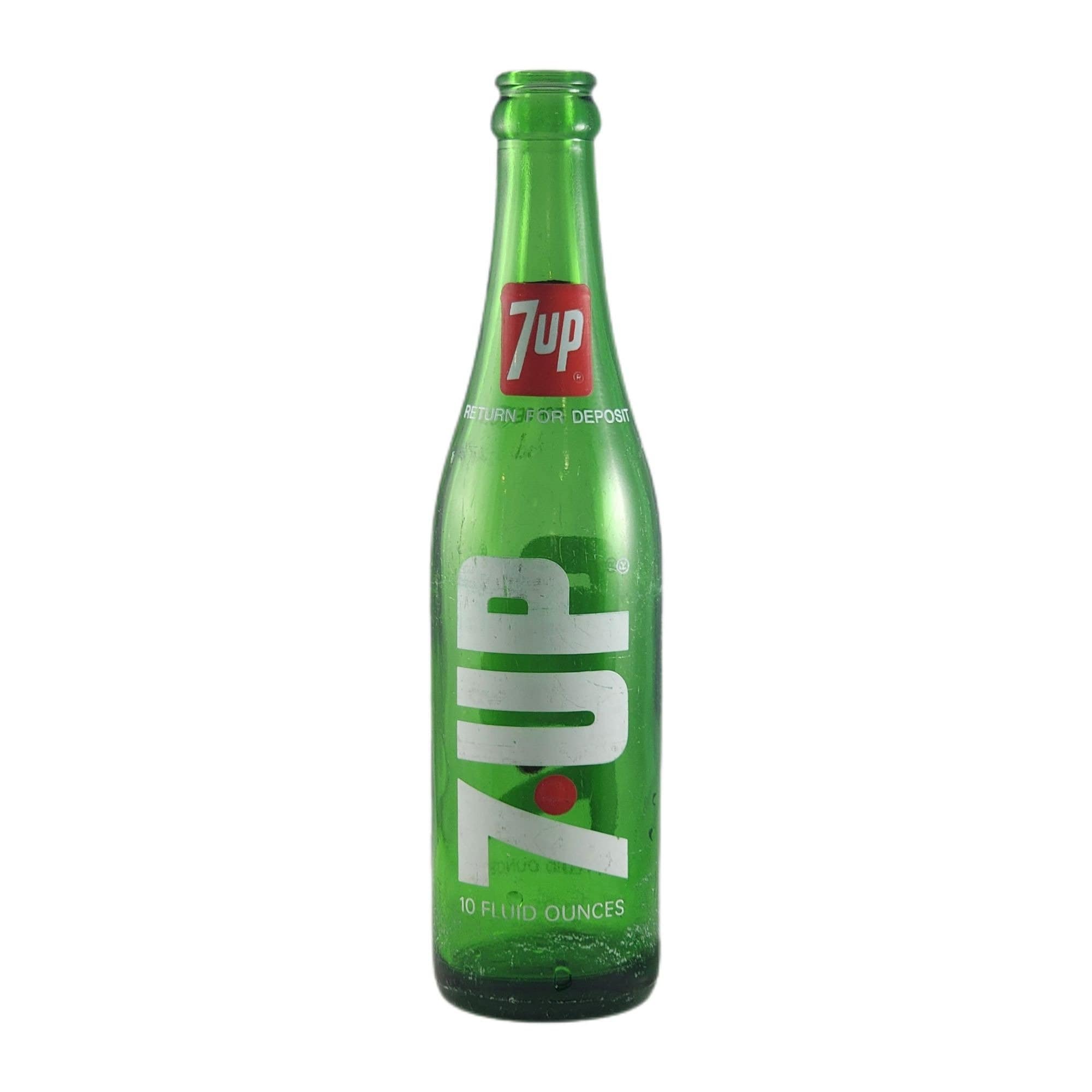 ヴィンテージ 7UP ボトル 10 オンス コレクタブル レトロ グリーン ガラス ソーダ ボトル ラージ 6 インチ - Etsy 日本, image size:2000x2000