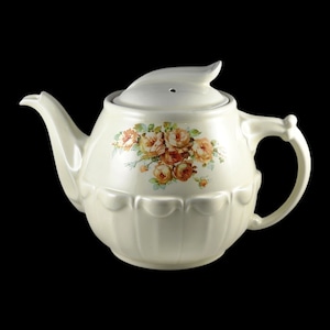 Vintage Dripolator Teapot Coffee Server Hall Enterprise Porcelain 50s 5 Inch 12 oz Retro Tea Pot