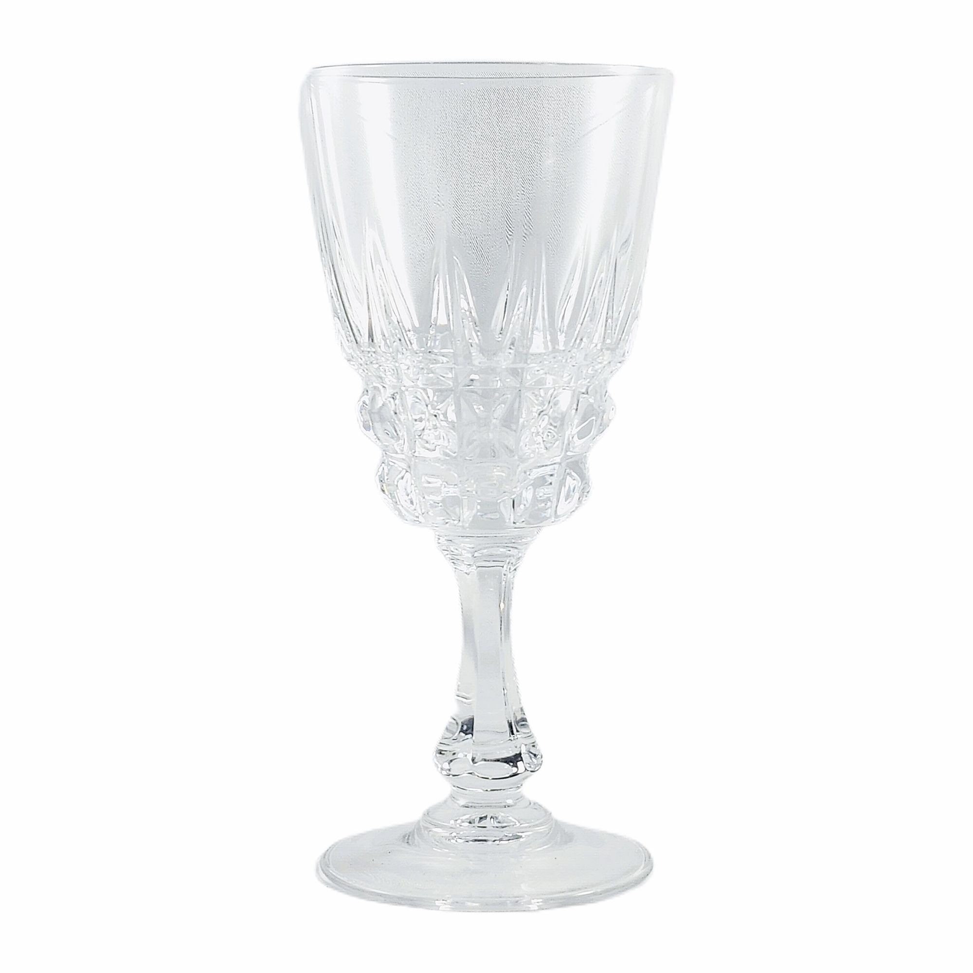 Vintage Lead Crystal Wine Glass Set Lot Champagne Shot Cordial Etsy