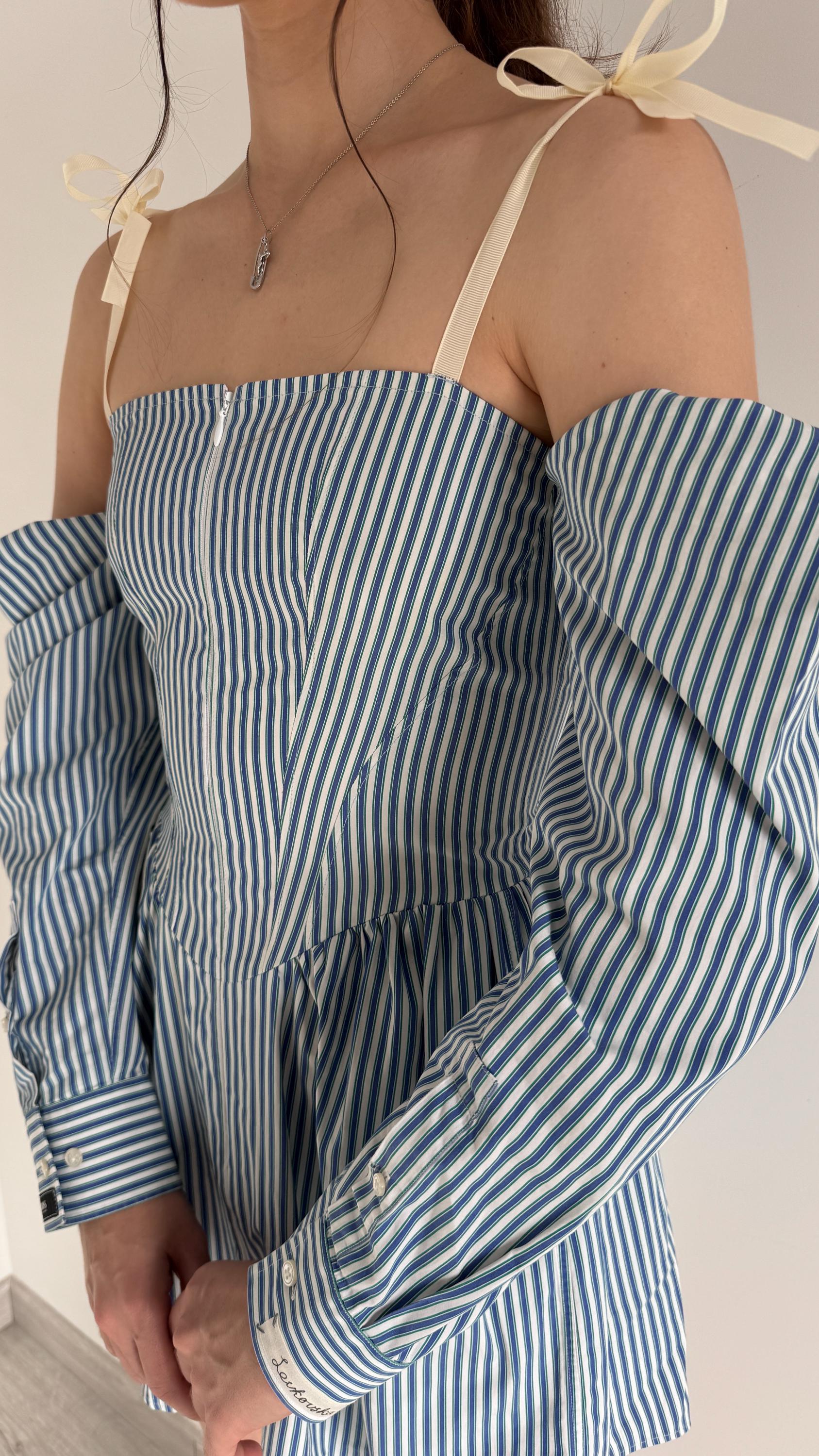 Stylish Reworked Hugo Boss Dress - Unique Upcycled Vintage