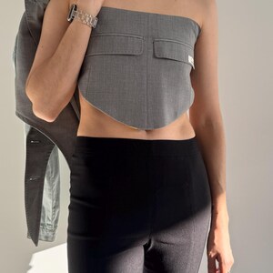 Handmade Two-Piece Set: Upcycled Women Classic Jacket & Denim Suit