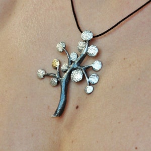 Silver Tree of Life Necklace Pendant, Handmade Tree of Life Necklace Sterling Silver, Tree Pendant, Nature Inspired Jewellery