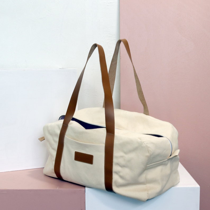 Simple Bag PDF Sewing Pattern With Video Tutorial, Weekend Bag Pdf ...