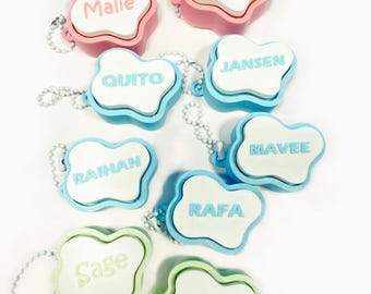 Custom Name Shape Fidget Clicker STL