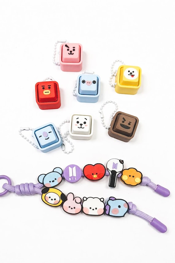 BT21 Clickers and Chunky Charm Accessories STL (Commercial License)