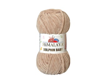 Fil bébé dauphin de l'Himalaya, fil bébé, fil pour couverture de bébé, fil velours, fil à tricoter, fil bébé dauphin, super volumineux, doux, fil amigurimi