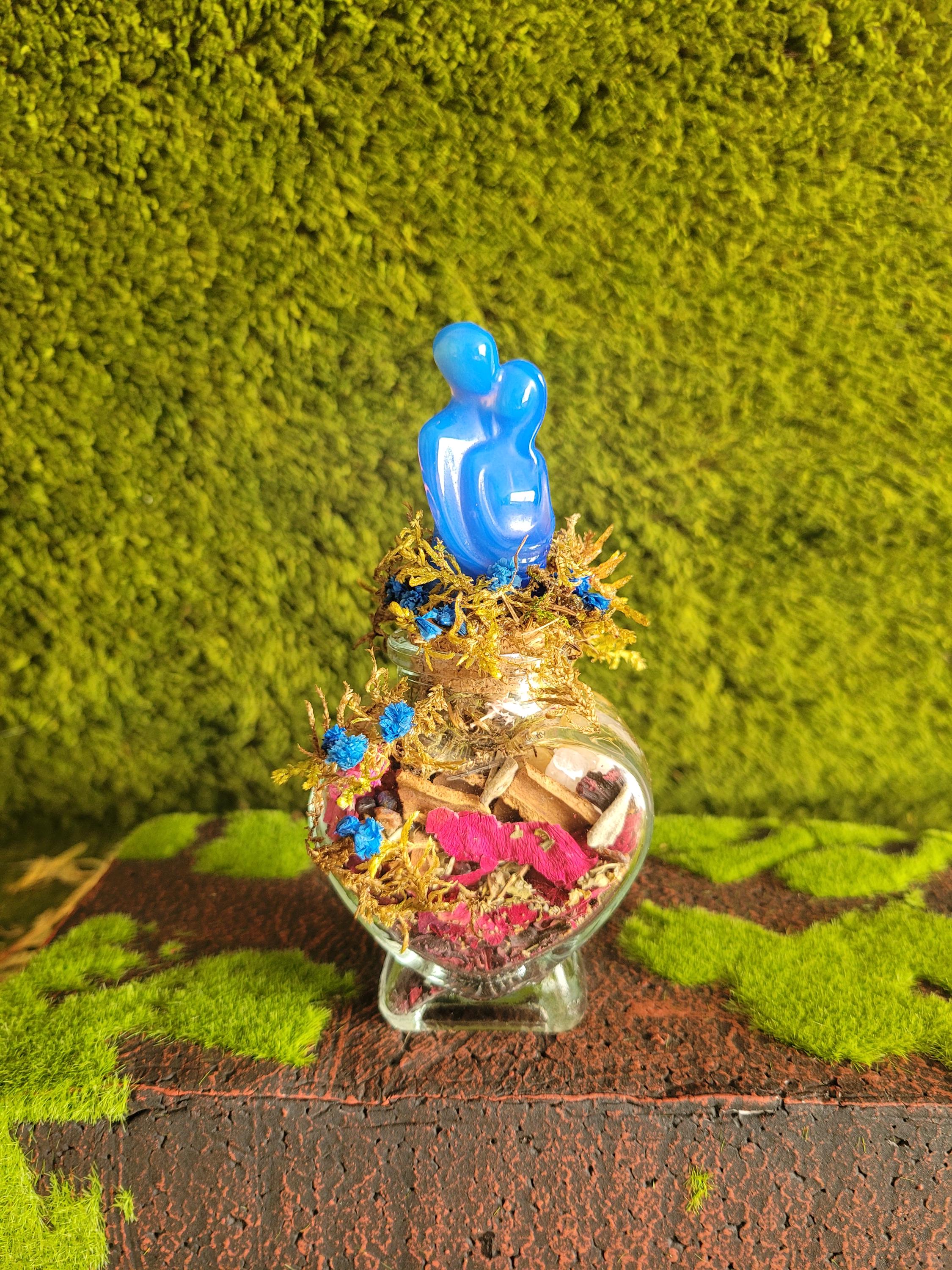 Marriage Blessing spell bottle Love spell jar Love passion intention bottle union blessing soulmate something blue wedding gift wiccan