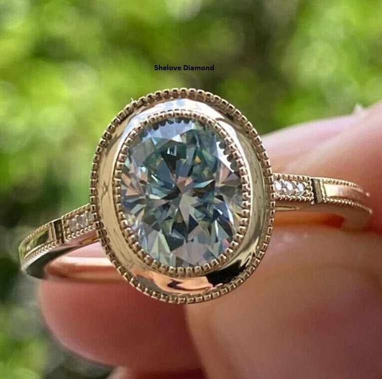 Milgrain bezel deals ring