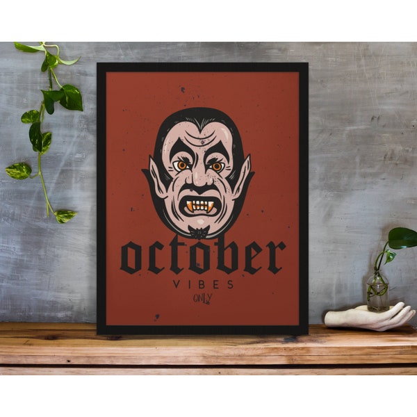 Dracula Wall Art Etsy