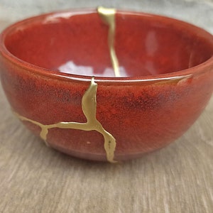 Kintsugi - Ceramic Bowl,  Made in Japan, pottery