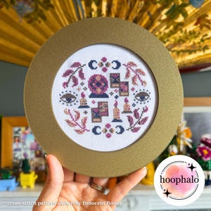Bronze Effect Embroidery Hoop Frame: Cross Stitch Display (3-10 inch)
