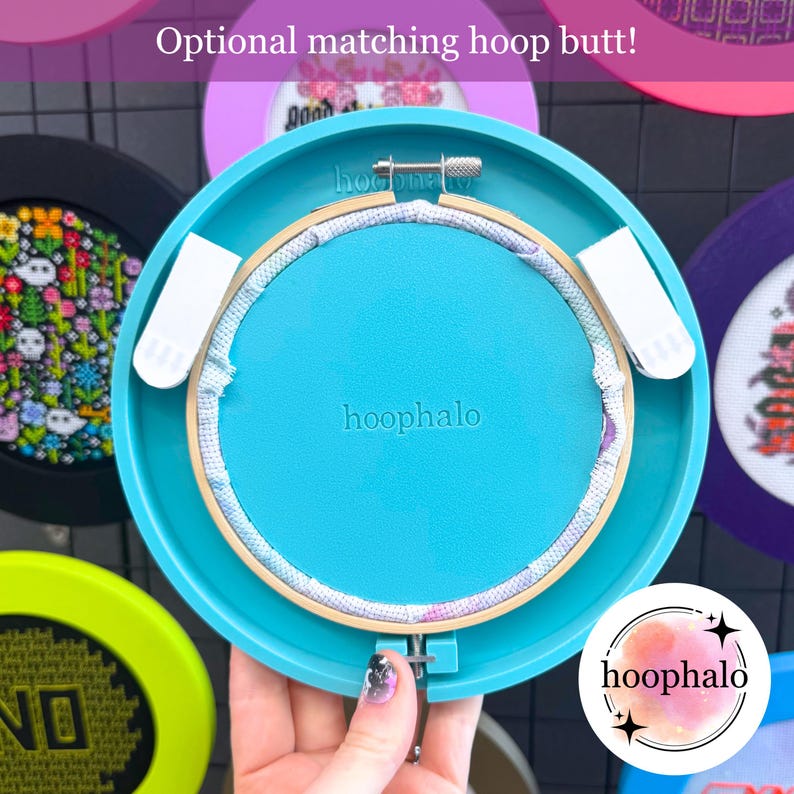 Text Hoops Hoop Butt for Embroidery Hoops - the Easy Way to Have a Tidy Hoop Back ...