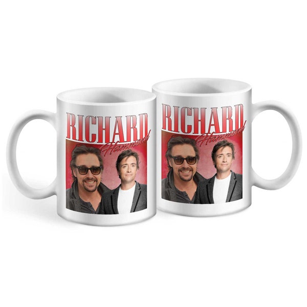 Richard Hammond Appreciation Homage Throwback Mug High grade AAA pure white ceramic 10oz 100% Dishwasher / Microwave / UV Safe