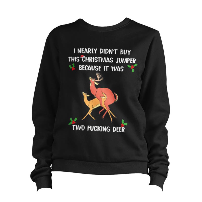 Leaky Roof Funny Christmas Sweater main image 1
