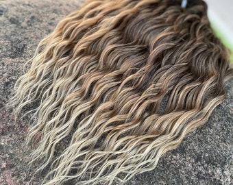 New!SE/DE loose wave locks dreadlocks. curly synthetic dreads extensions. Synthetic dreadlocks