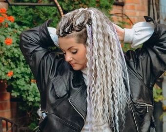 Dreadlocks!!!! 22inch curly synthetic dreads extensions. Synthetic dreadlocks