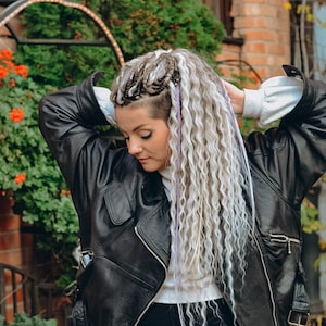 Dreadlocks!!!! 22inch curly synthetic dreads extensions. Synthetic dreadlocks