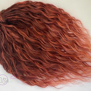 New!!! DE loose wave locks dreadlocks curly synthetic dreads extensions. Synthetic dreadlocks