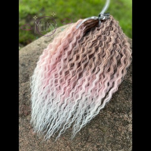 DE/SE dreads!!!! krullende synthetische dreads extensions. Synthetische dreadlocks