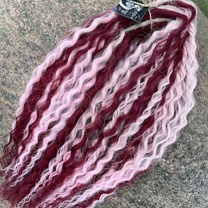 DE/SE dreads!!!! krullende synthetische dreads extensions. Synthetische dreadlocks