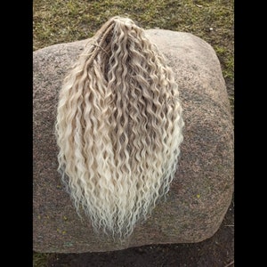 DE/SE 22inch dreads!!!! curly synthetic dreads extensions. Synthetic dreadlocks