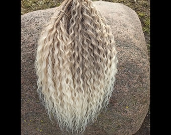 DE/SE 22inch dreads!!!! curly synthetic dreads extensions. Synthetic dreadlocks
