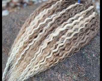 22 inch curly synthetic dreads extensions dreadlocks