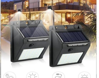 Solar Gartenbeleuchtung 30 LED Solarenergielampe