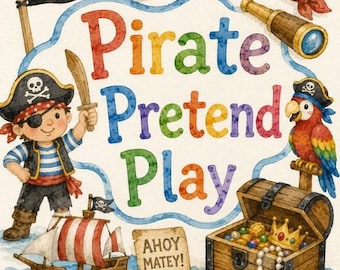 Pirate Pretend Play: Dramatic Play Activities for Kids (Download)