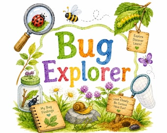 Bug Explorer Activity Book: Insect Nature Crafts for Kids