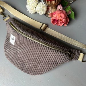 Personalisierte Bauchtasche Sternzeichen - Taupe