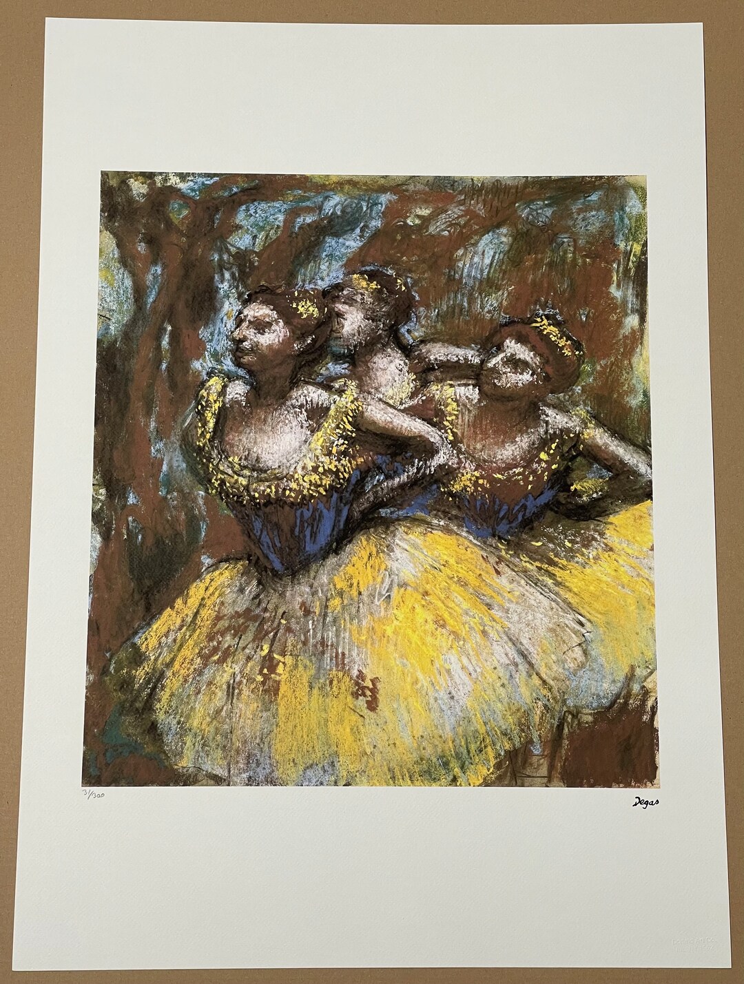 Edgar Degas - Lithographie Originale Signée, Numérotée, Avec COA (tampon Munch)