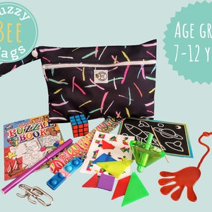 Buzzy Bee Bag - Colourful Black