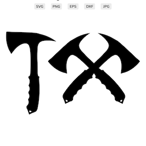 Hatchet Svg - Hatchet Silhouette - Hatchet svg bundle - Hatchet svg design - Hatchet Cut File  - svg - eps - dxf - png - jpg